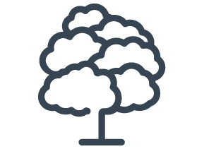 Mountain icon outline